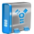 Blue Firewire Icon